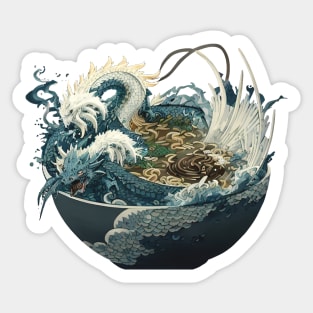 Bearded Dragon Noodles - Ryu Ramen Sticker